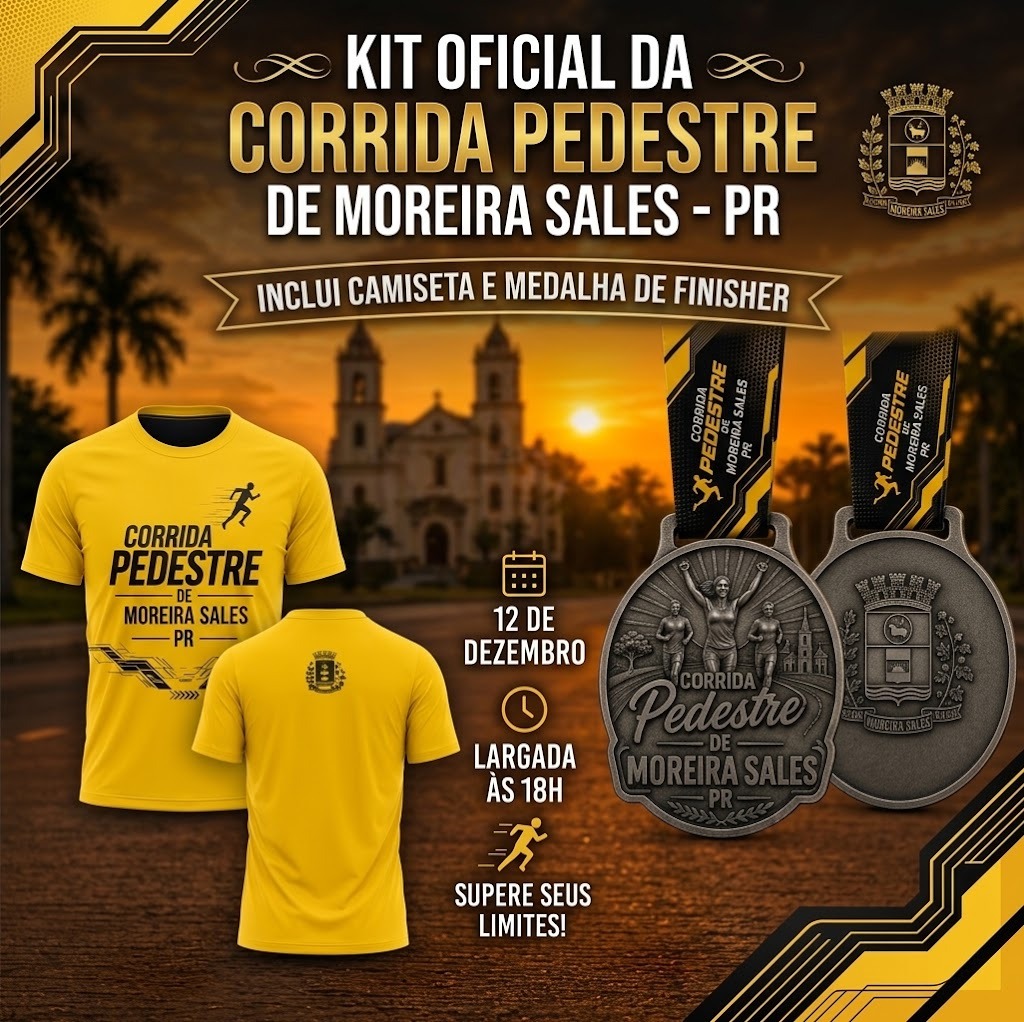 Banner do evento CORRIDA PEDESTRE DE MOREIRA SALES